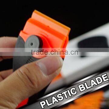 CN053 1.5 Inch Double Edged Plastic Razor Scraper Blade photo-2