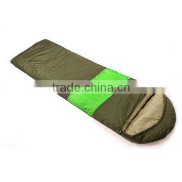 High quality with cold protection collar adjustable wateproof outdoor camping sleeping bag WR-WP