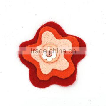 2017 New Design Non-woven Fabric Brooches and Pins Flower Pins for Dresses photo-4