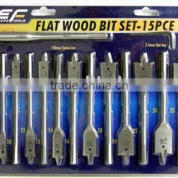 15pcs wood bits set