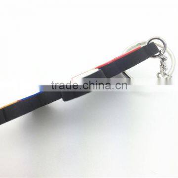 Hot Sale Silicone Rubber Mario Keyring Key Chain Fob Key Ring photo-3