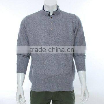 Computerized Sweater Knitting Machine for Men Grey Woolen Sweater Knitting With Cheape 1/4zipper Machine Price photo-4