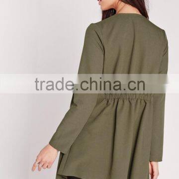 Outdoor Women Cheap Khaki Thin Outer Layer Waterfall Jacket photo-5