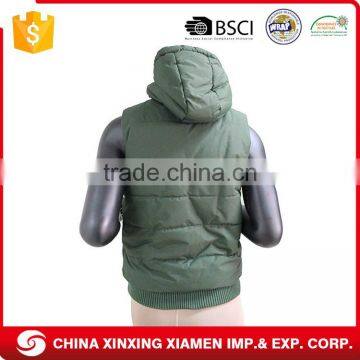 Wholesale Cheap Winter Waistcoat Outdoor Sports Quilted Vest Women With Fashion Hoody photo-2