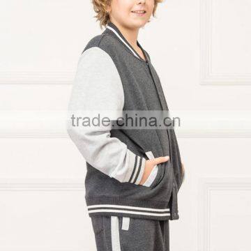 Spring Cotton School Children Casual Baseball Jackets / Varsity Jackets photo-3