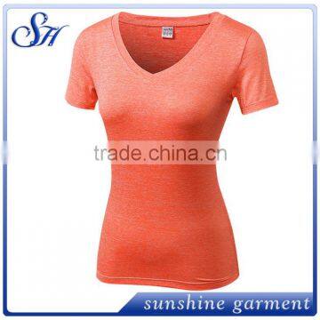 Gym short sleeve T-shirt women's running fitness t-shirts