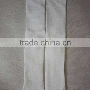 white blank sublimation socks 100 polyester socks with rib on leg