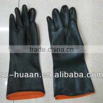 good quality Rubber gloves heavy duty Chemical Protection Gloves