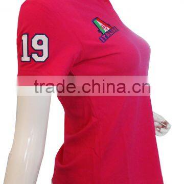 Girl's Polo T-shirts, Custom Polo t Shirt/t Shirt Polo,OEM Embroidery Polo Shirts photo-5