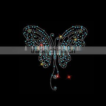 Clothing Decoration Butterfly Texans Hot Fix Rhinestone Transfer Designs photo-5