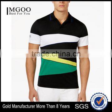 MGOO Custom Made Design Color Combination Printed Polo T Shirt Slim Fit Quick Dry Polo
