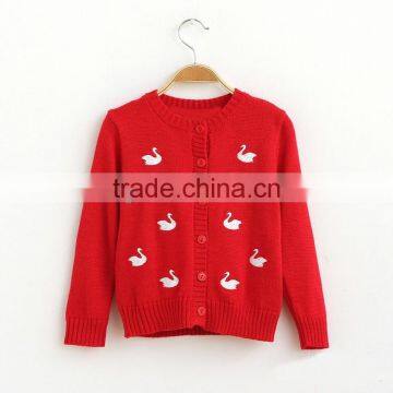 2016 Hot High Quality Knitted Embroidered Logo Sweater Latest Designs for Girls Long Cardigan Sweater photo-1