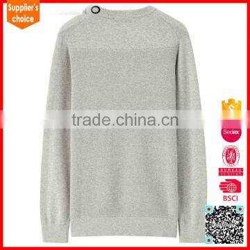 Latest Design Fitted Sweaters for Men Button Style Mens Button Sweater photo-3