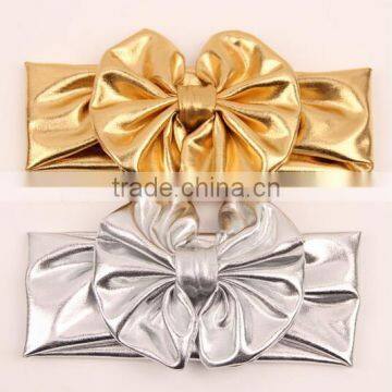 2015 Wholesale Handmade Beautiful Girls Baby Sequin Elastic Headbands photo-4