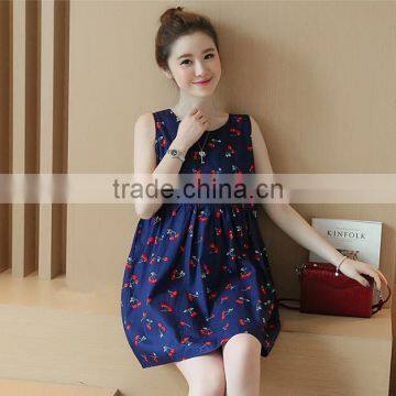 Zm51057a Good Look Ladies Breastfeeding Dress Maternity Clothes photo-2