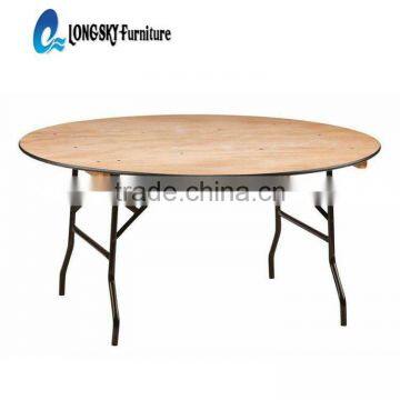 high quality wedding folded table banquet table hotel banquet tables with metal foldable leg