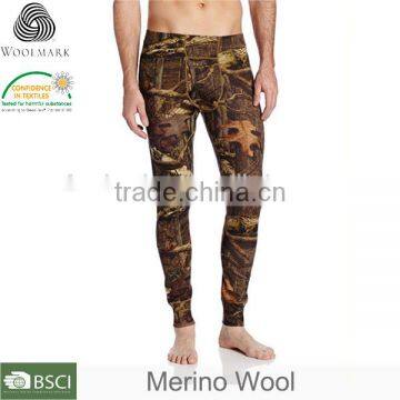 Merino Wool Camo Pants Sports Track Suit Custom Sweat Pants Male Jogging Pants photo-5