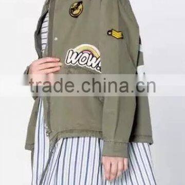 Runwaylover EY1004C Fashion Women Custom Made Printed Sublimation Bomber Jacket photo-3