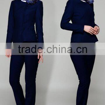 Juqian Custom Women Suits Airline Stewardess Uniform/factory price air hostess costume uniform/ air stewardess uniform