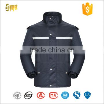 durable reflective mens raincoat with hood