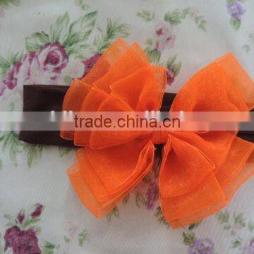 2017Lovely Style Princess Girls Hair Accessories Bowknot Elastic Headband Girls Many Colors Choice photo-4