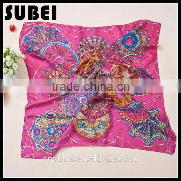 Customized Print Silk Scarf For Women