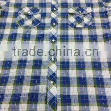 Linen Cotton Double Pockets Short Sleeve Men's Casual Shirts photo-3