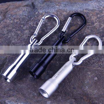 aluminium carabiner flashlight