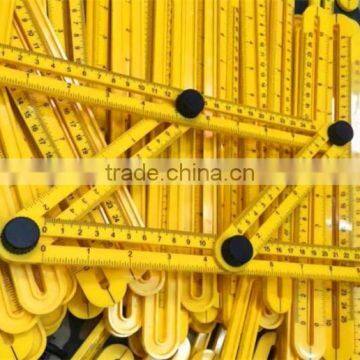 Irregular Angled Template Tools,yellow Multi Angle-izer Measuring Ruler Measures All Angles and Forms photo-2