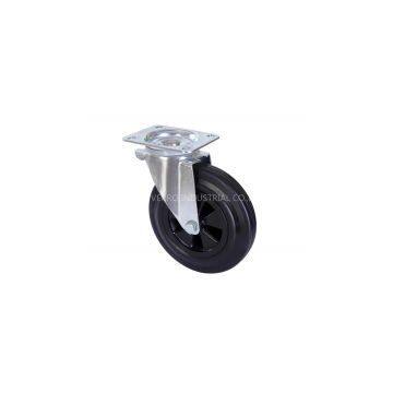 8 Inch Rubber Garbage Container Castor