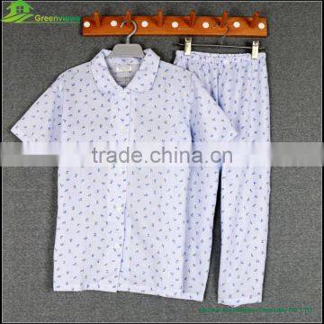 Alibaba.com china comfortable various pattern of women sleepwear women nightwear GVBS0008