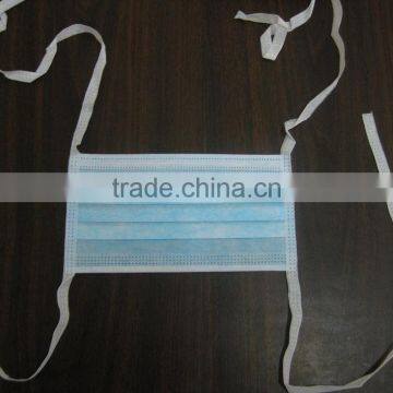 White disposable Non-woven face mask