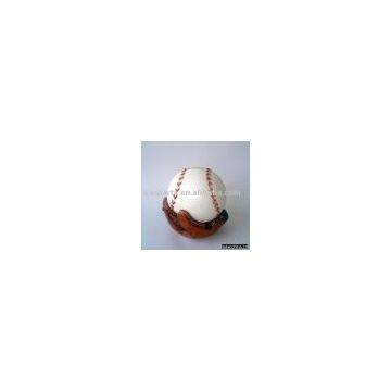 Polyresin Baseball money bank