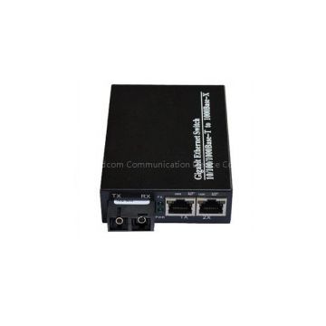 2Ports 1000M Fiber Media Converter