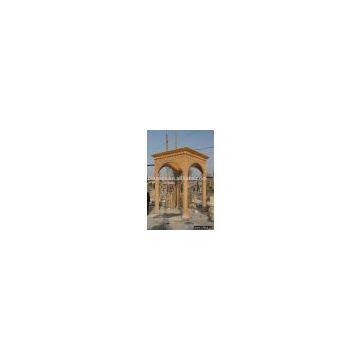 Hand Carved Marble Gazebo, Marble Kiosk, marble gazebo, Stone gazebo