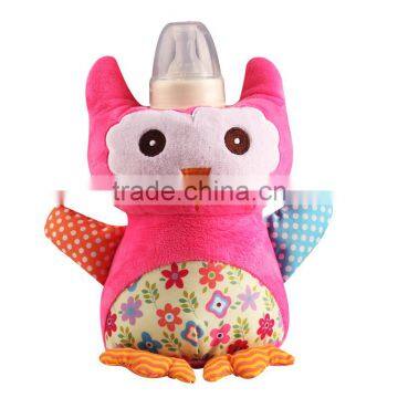 Stuffed plush USB feeding bottle holder baby bottle warmer M6110303