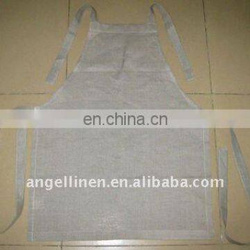 natural linen apron