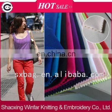shaoxing winfar single jersey textile shaoxing spandex dyed knitting cotton fabric