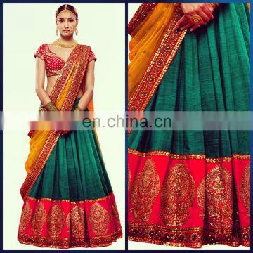 New arrival Designer green Lehenga Choli 2017