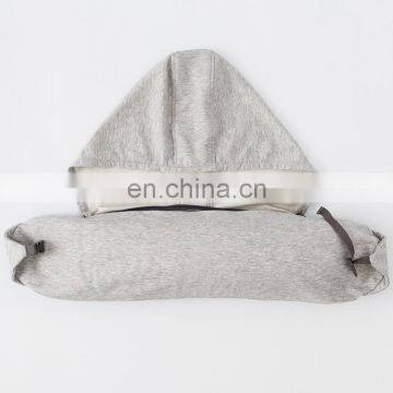 Travel Hoodie Neck Pillows With Cap U-shape Pillow for Napping
