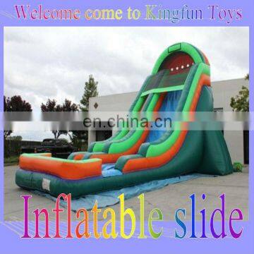 Giant inflatable water slide