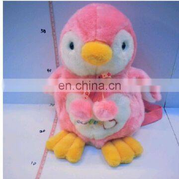 cute pink penguin dolls for baby gift