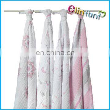 2017 Cotton Muslin Swaddle Blanket Baby Swaddle Blanket For Girls And Boys