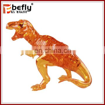 DIY 3d t-rex crystal dinosaur building block for sale