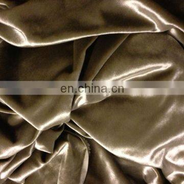 Silver Plain Velvet Top Notch Quality Upholstery Fabric 58" Width for 4,5us$/meter only