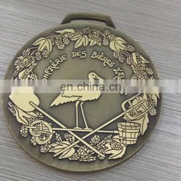 Event Gift Promotion item Antique Bronze Details Design Medal Coin