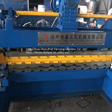 Roof Tile Trapezoidal Double Layer Roll Forming Making Machine for China photo-4