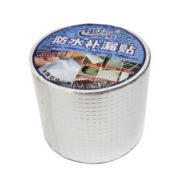 Reinforced Square Aluminium Foil Butyl Rubber Tape Repairing Leak Waterproof Tape High Tack Roof Sealing Tape