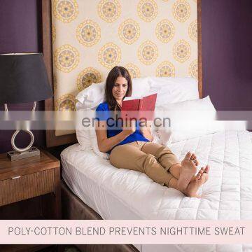 Hypoallergenic Quilted Stretch-to-Fit Mattress Pad 10 Year Warranty Clyne Collection photo-6