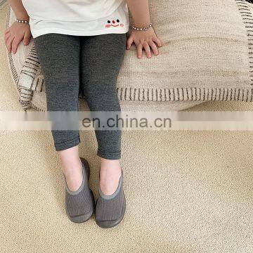 6765 Children Pants Baby Girls Spring and Summer Cotton Outwear Leggings photo-4